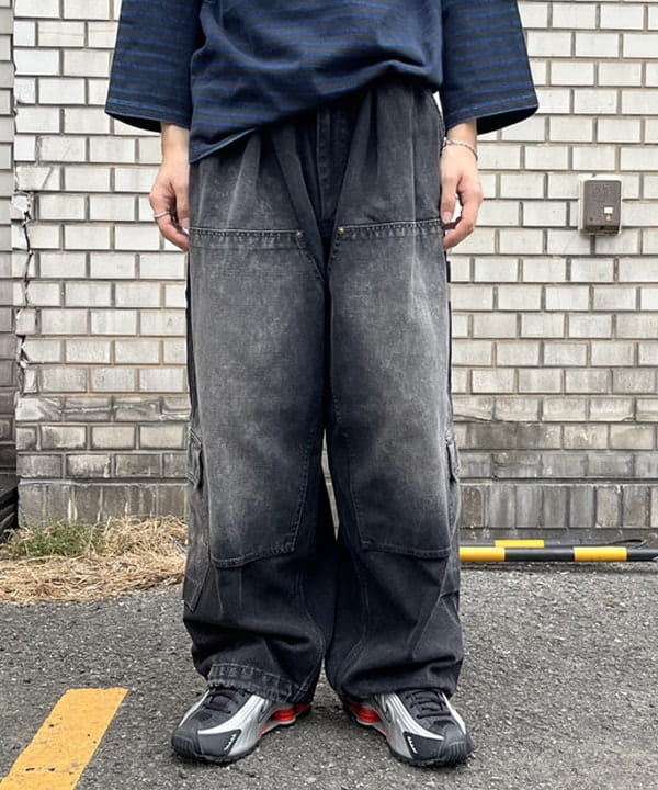 久保田 耀さんの「ワイドフィット レザー ジップブルゾン」を使ったコーディネート