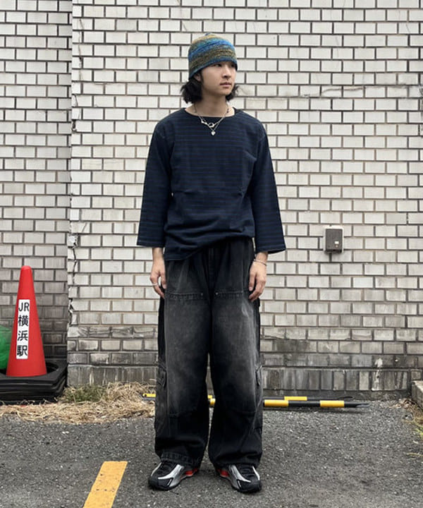 久保田 耀さんの「ワイドフィット レザー ジップブルゾン」を使ったコーディネート
