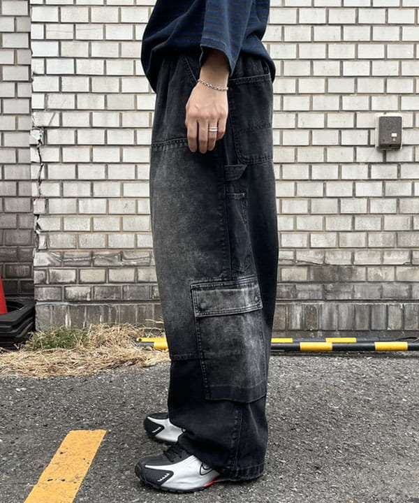 久保田 耀さんの「ワイドフィット レザー ジップブルゾン」を使ったコーディネート