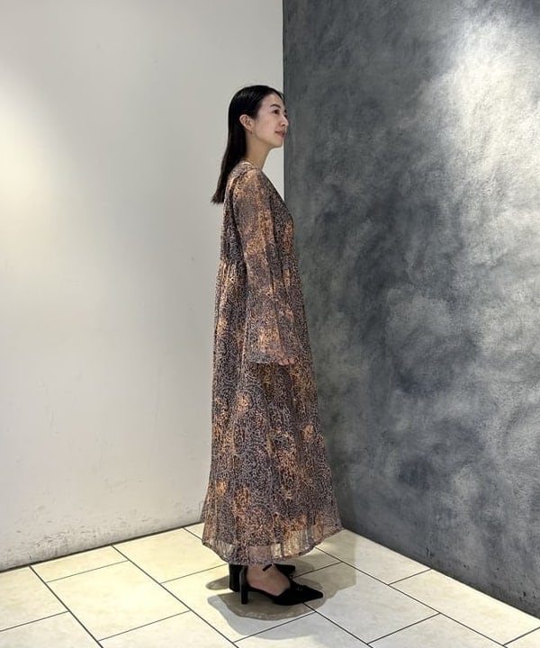 ササキさんの「BEAMS WOMEN｜RBS / ペイズリー レース プリント ワンピース」を使ったコーディネート