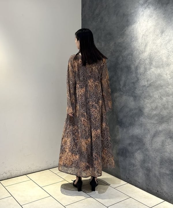 ササキさんの「BEAMS WOMEN｜RBS / ペイズリー レース プリント ワンピース」を使ったコーディネート