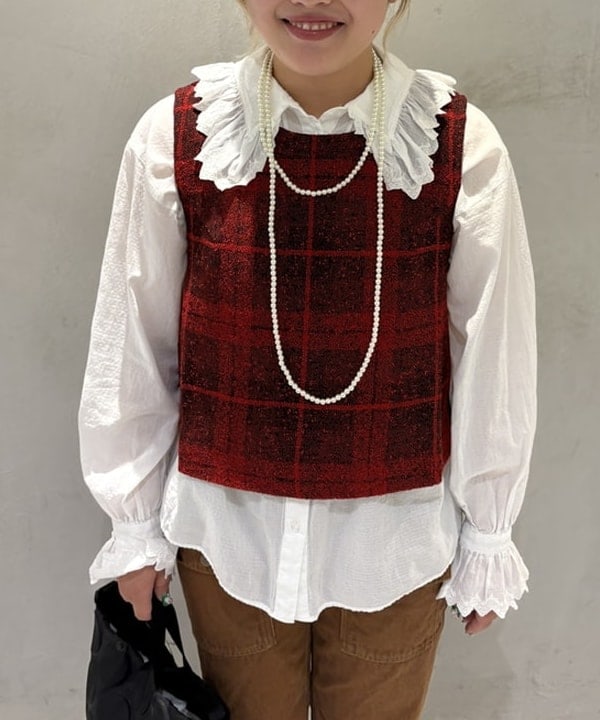 大石彩可さんの「BEAMS WOMEN｜BAG'n'NOUN &times; BEAMS BOY / 別注 ドット バッグ」を使ったコーディネート