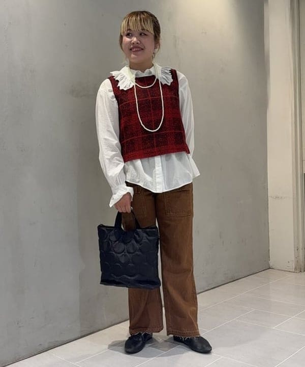 大石彩可さんの「BEAMS WOMEN｜BAG'n'NOUN &times; BEAMS BOY / 別注 ドット バッグ」を使ったコーディネート