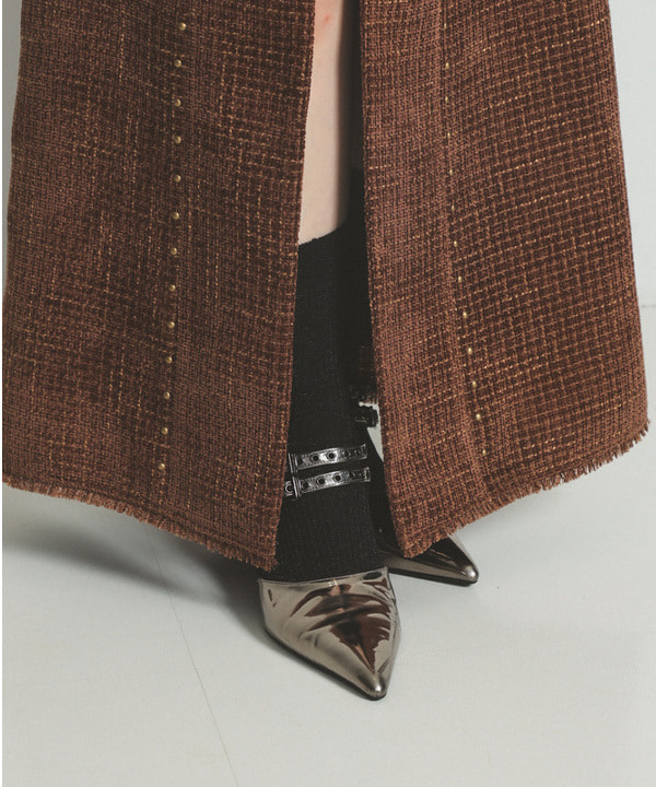 カタヤマ アヤさんの「BEAMS WOMEN｜ロング ファー バッグ」を使ったコーディネート