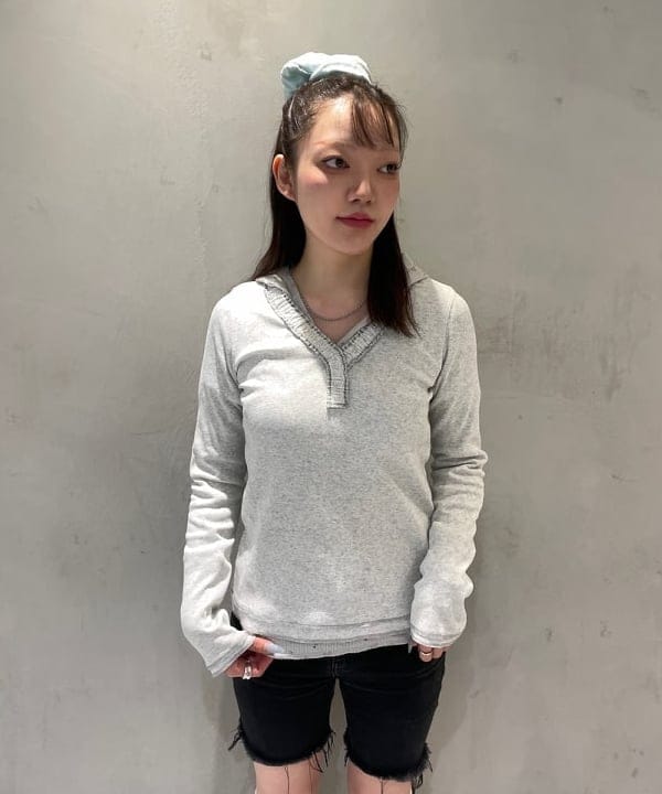 rinnaさんの「BEAMS WOMEN｜フラワー サーマル パーカー」を使ったコーディネート