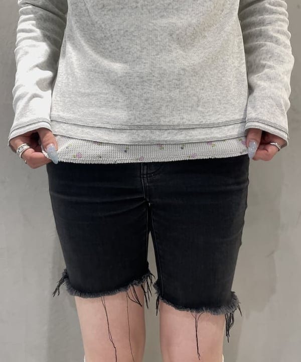 rinnaさんの「BEAMS WOMEN｜フラワー サーマル パーカー」を使ったコーディネート