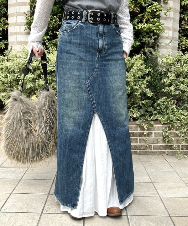 まゆちゃんさんの「BEAMS WOMEN｜ロング ファー バッグ」を使ったコーディネート