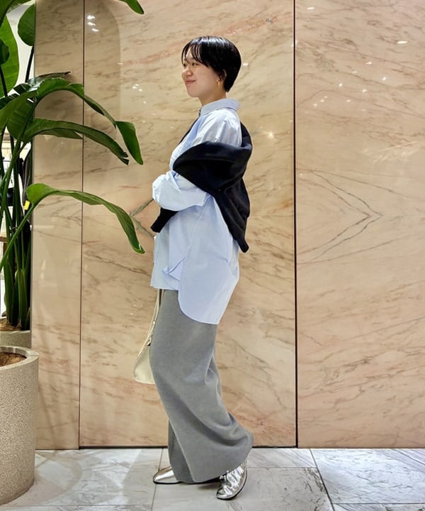 ゆうかさんの「BEAMS WOMEN｜【別注】:colon / スビン ストライプ シャツ」を使ったコーディネート