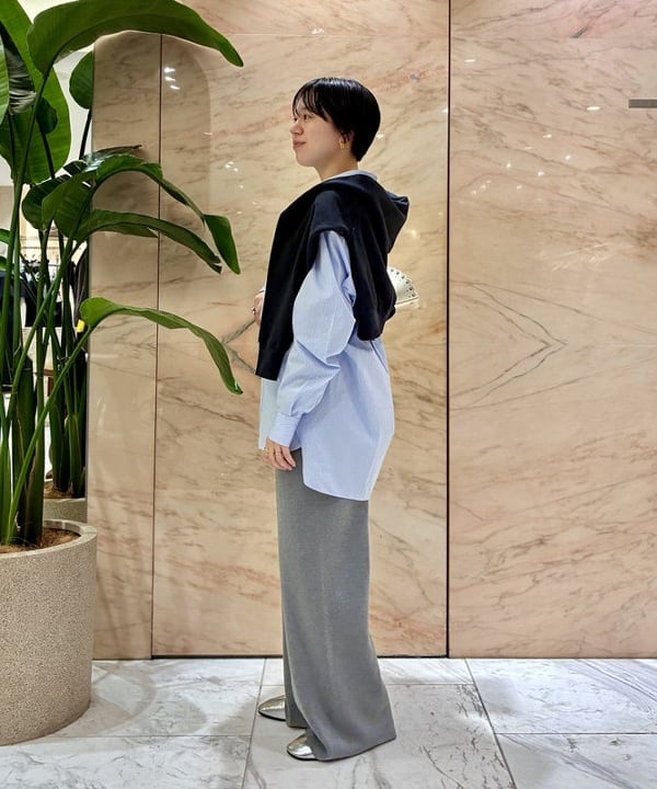 ゆうかさんの「BEAMS WOMEN｜【別注】:colon / スビン ストライプ シャツ」を使ったコーディネート