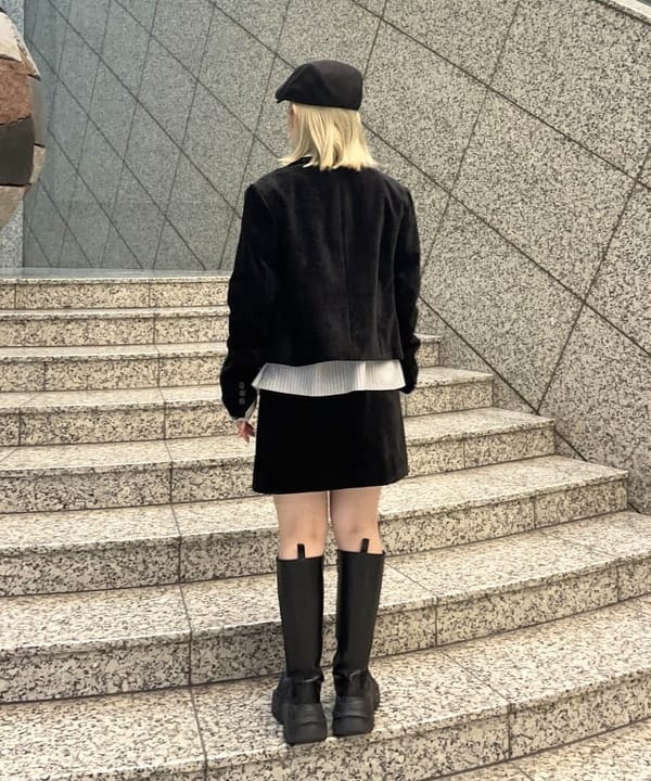 まゆちゃんさんの「BEAMS WOMEN｜モール ステンカラー ジャケット」を使ったコーディネート