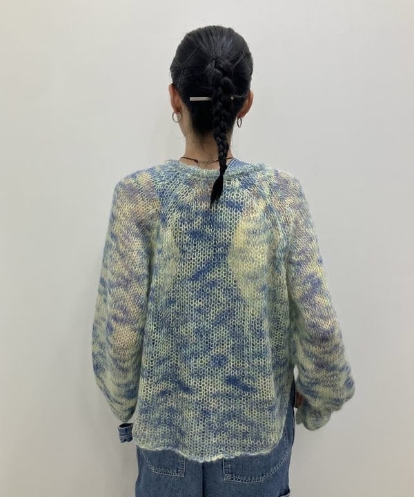 津藤 理佐子さんの「BEAMS WOMEN｜カスリ モヘア ベースボール」を使ったコーディネート