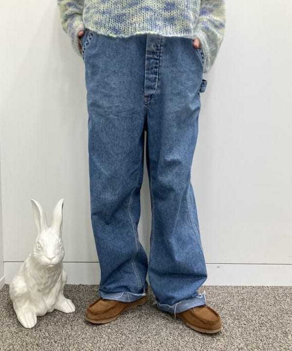 津藤 理佐子さんの「BEAMS WOMEN｜カスリ モヘア ベースボール」を使ったコーディネート