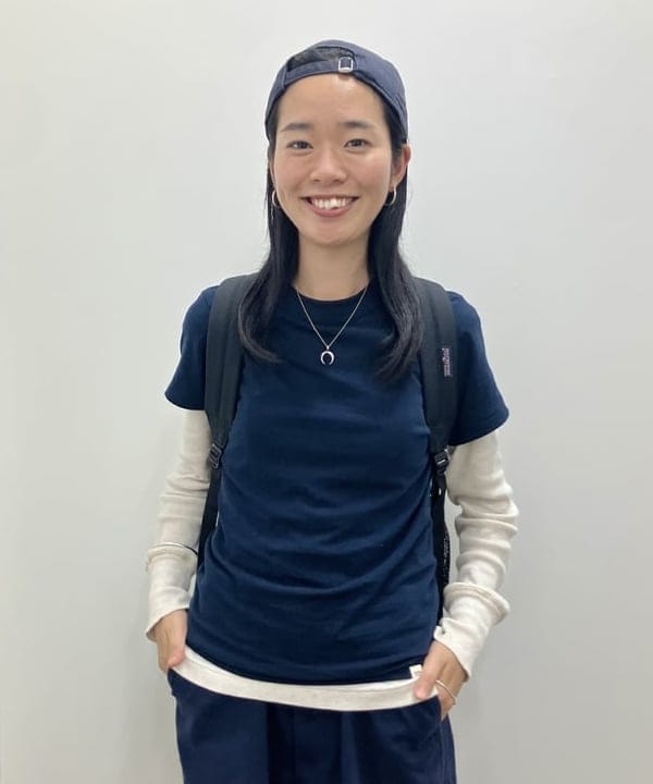 津藤 理佐子さんの「BEAMS WOMEN｜ボーイ ベーシック Tシャツ」を使ったコーディネート