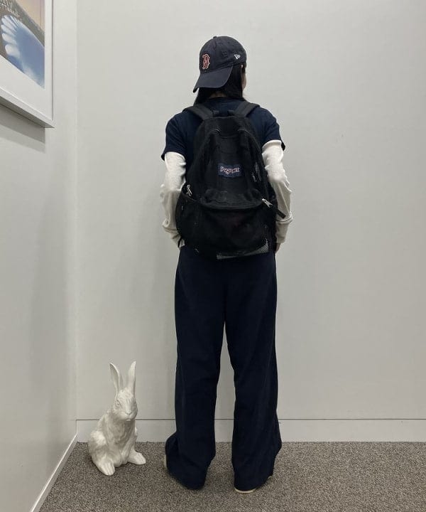 津藤 理佐子さんの「BEAMS WOMEN｜ボーイ ベーシック Tシャツ」を使ったコーディネート