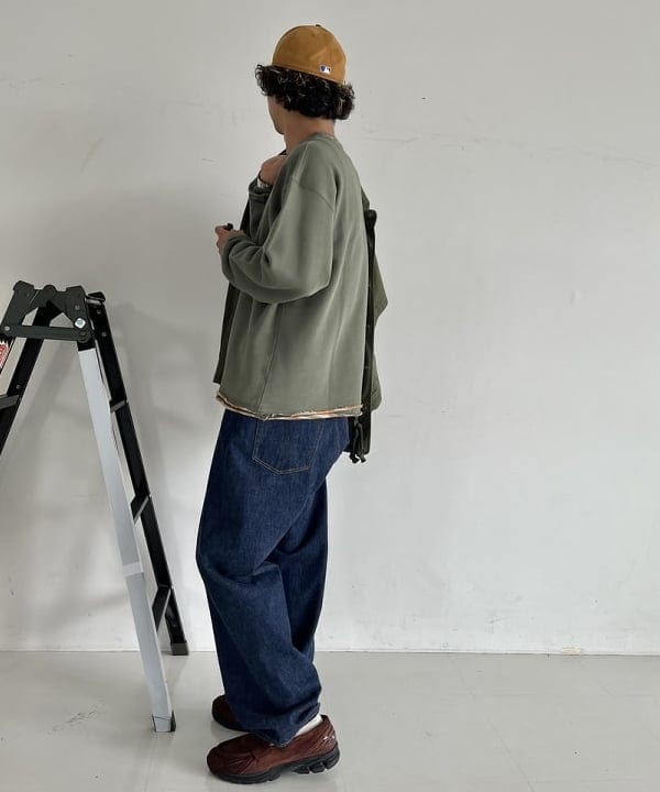 BAKU(東江 漠)さんの「BEAMS WOMEN｜ワイドフィト バックサテン レイヤード M-65 ブルゾン」を使ったコーディネート