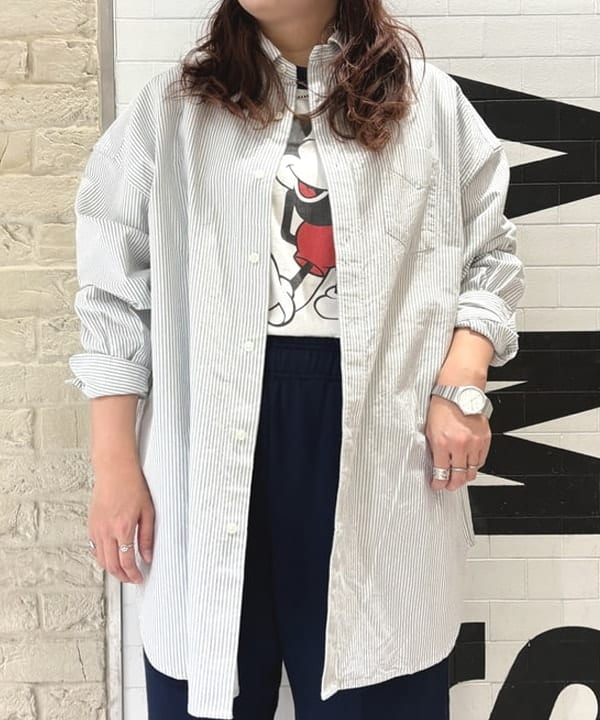 kawaiさんの「BEAMS WOMEN｜ビッグ ボタンダウン シャツ」を使ったコーディネート