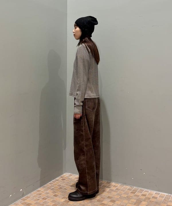 はやしあかねさんの「BEAMS WOMEN｜スパンコール ビーニー 25」を使ったコーディネート