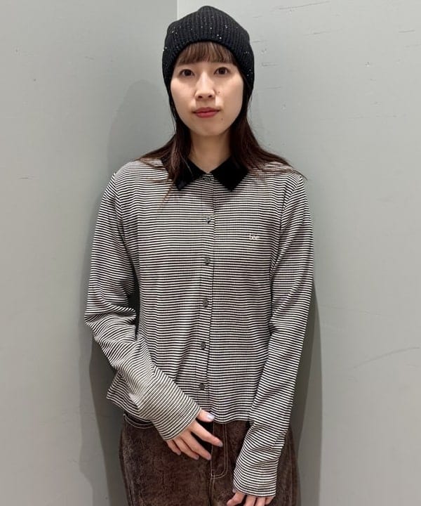 はやしあかねさんの「BEAMS WOMEN｜スパンコール ビーニー 25」を使ったコーディネート