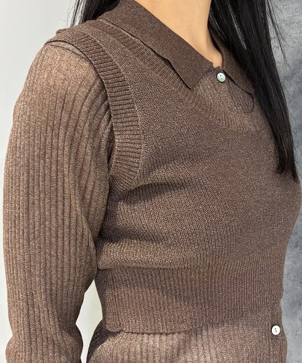 SAEさんの「BEAMS WOMEN｜RBS / RIBポロ ベストセット」を使ったコーディネート