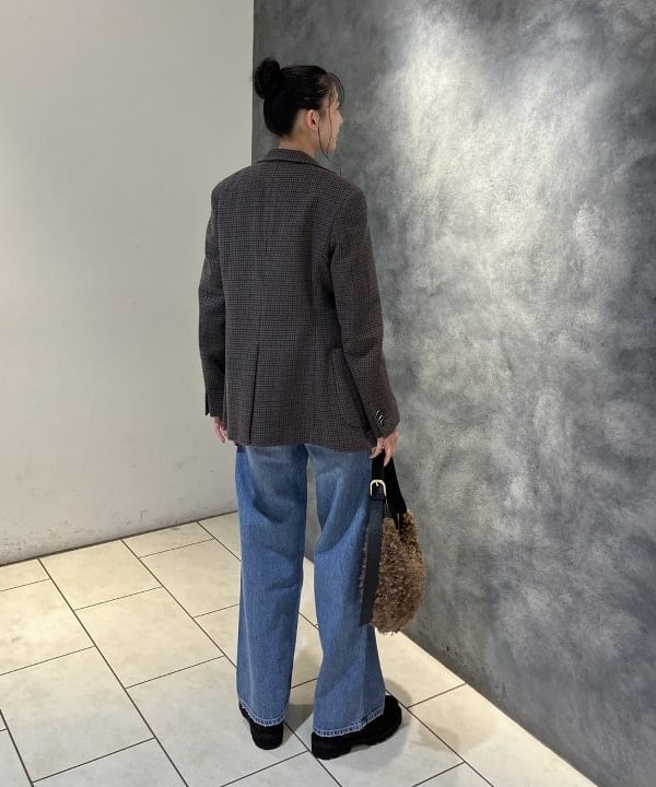 nodokaさんの「BEAMS WOMEN｜AK+1 / ウール チェック 2ボタン ジャケット」を使ったコーディネート