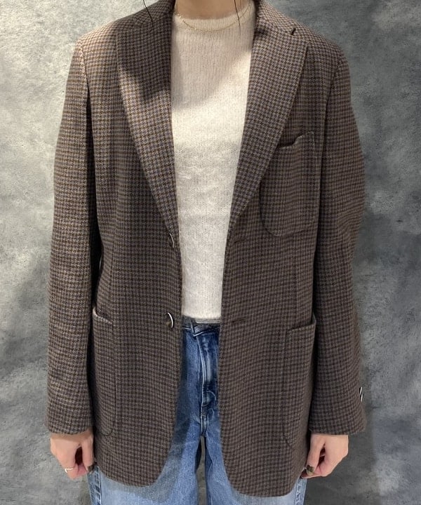 nodokaさんの「BEAMS WOMEN｜AK+1 / ウール チェック 2ボタン ジャケット」を使ったコーディネート