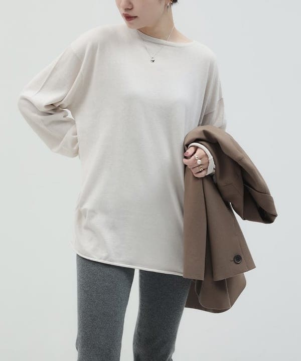 SANOさんの「BEAMS WOMEN｜extreme cashmere / beat パンツ」を使ったコーディネート