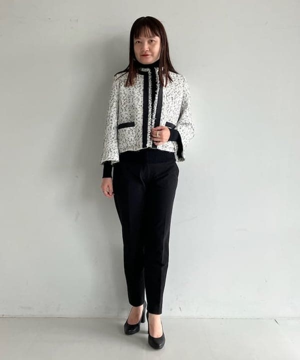 お値下げ！EFFE BEAMS トリムツイードジャケット 38 お値下げ！EFFE