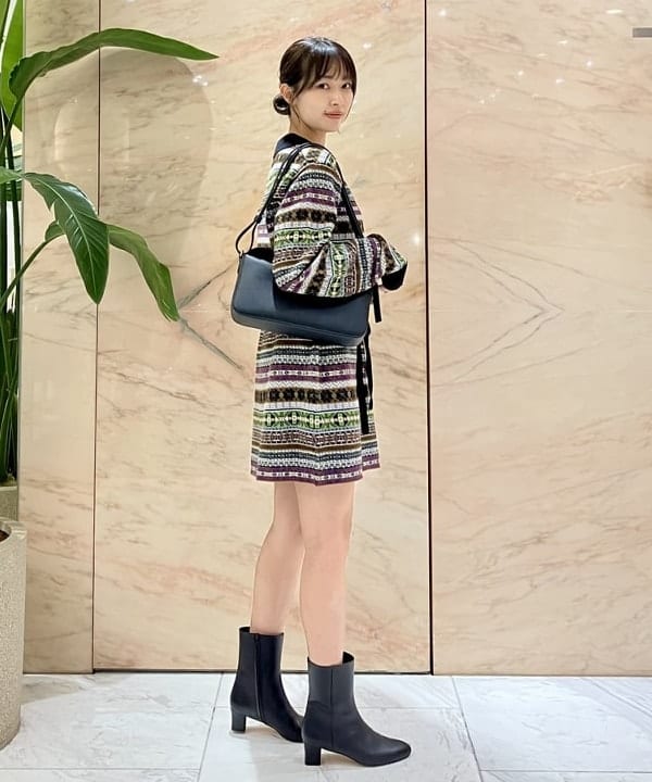 茂野 真楓さんの「BEAMS WOMEN｜INSCRIRE / フェアアイル ポロ ニット」を使ったコーディネート