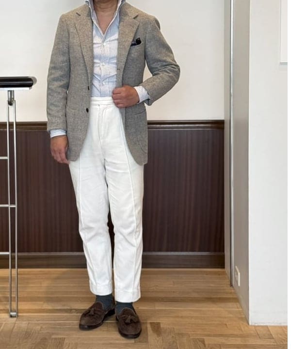未使用級美品★BEAMS F 別注BEDALECLASSICFIT MACKINTOSH＞先見せエーダブ｜BEAMS F（ビームスF）｜BEAMS