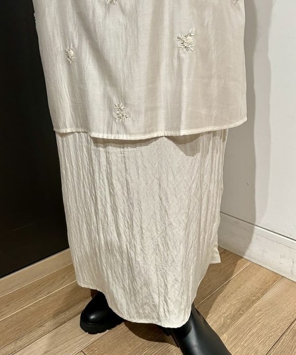 早川 萌子さんの「BEAMS WOMEN｜モヘヤ ハーフスリーブ 2WAY プルオーバー」を使ったコーディネート