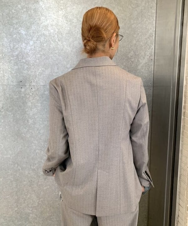 れいなさんの「BEAMS WOMEN｜RBS / ヘリンボーン 2ボタン ジャケット」を使ったコーディネート