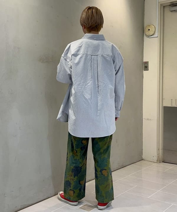 スミレさんの「BEAMS WOMEN｜ビッグ ボタンダウン シャツ」を使ったコーディネート