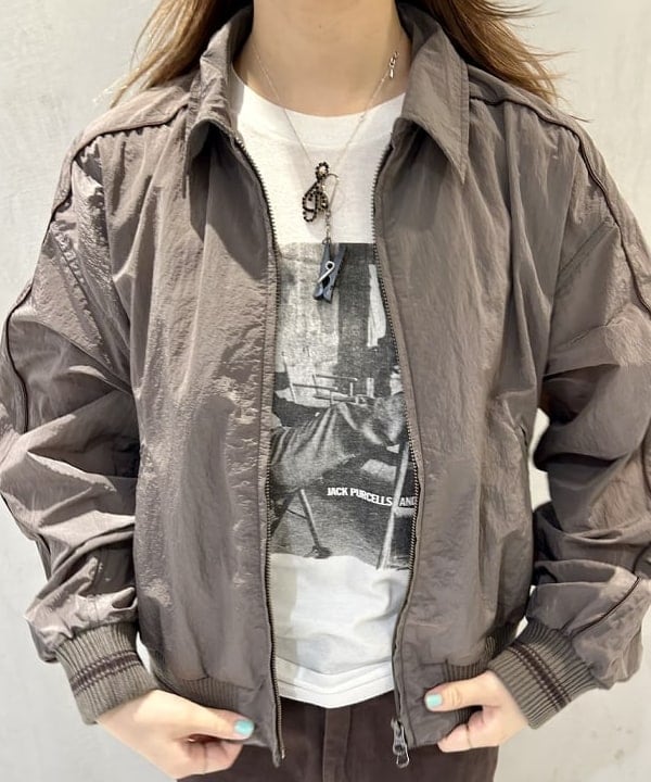 ナツハさんの「BEAMS WOMEN｜バーシティー ブルゾン」を使ったコーディネート