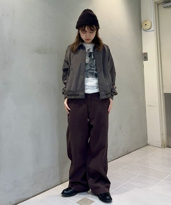 ナツハさんの「BEAMS WOMEN｜バーシティー ブルゾン」を使ったコーディネート