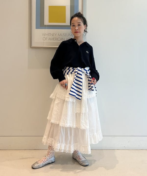 清水 彩乃さんの「BEAMS WOMEN｜【別注】Barbour / Thornbury Jacket」を使ったコーディネート