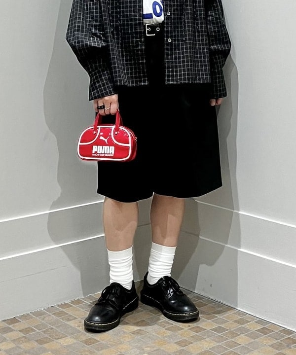 土田 達也さんの「BEAMS WOMEN｜チェック フリル ブレード シャツ」を使ったコーディネート