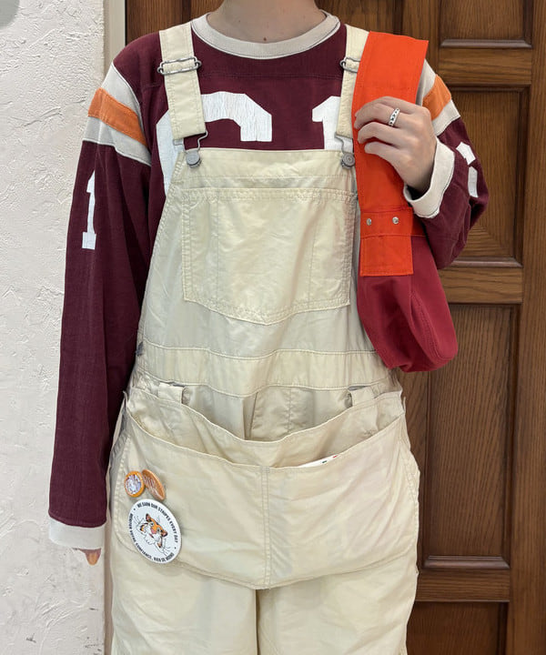 クロサワさんの「BEAMS WOMEN｜エプロン オーバーオール」を使ったコーディネート