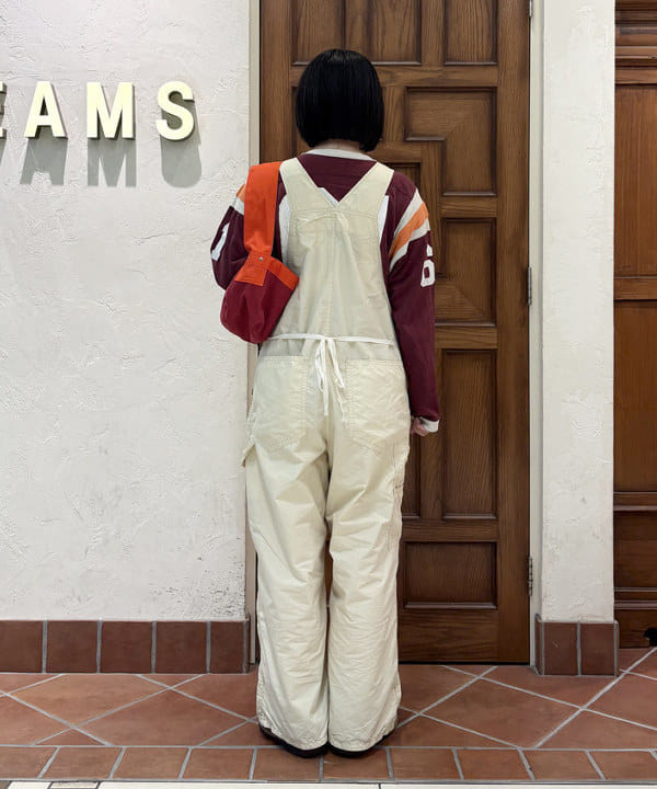 Beams boy　アジャスター　オーバーオール　白 BEAMS BOY（ビームスボーイ）の「BEAMS BOY / アジャスター