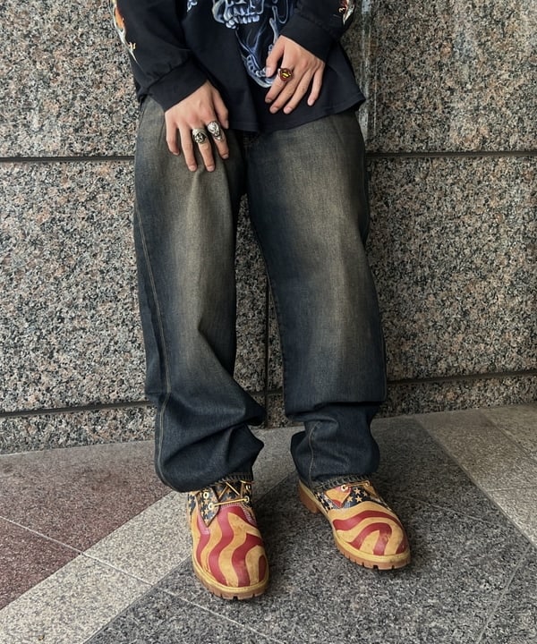 ムファサさんの「BEAMS WOMEN｜BEAMS / ワイドフィット デニムパンツ」を使ったコーディネート