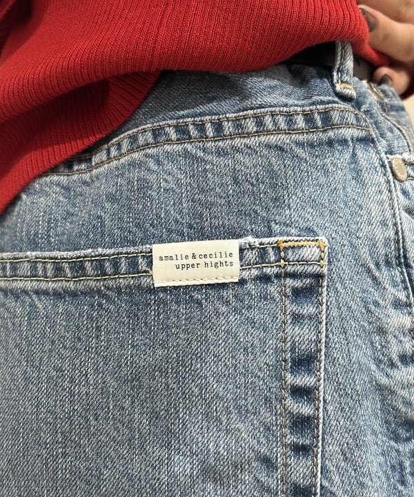 大槻 まひろさんの「BEAMS WOMEN｜upper hights / THE CECILIE FLOW デニムパンツ」を使ったコーディネート