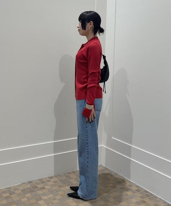 大槻 まひろさんの「BEAMS WOMEN｜upper hights / THE CECILIE FLOW デニムパンツ」を使ったコーディネート