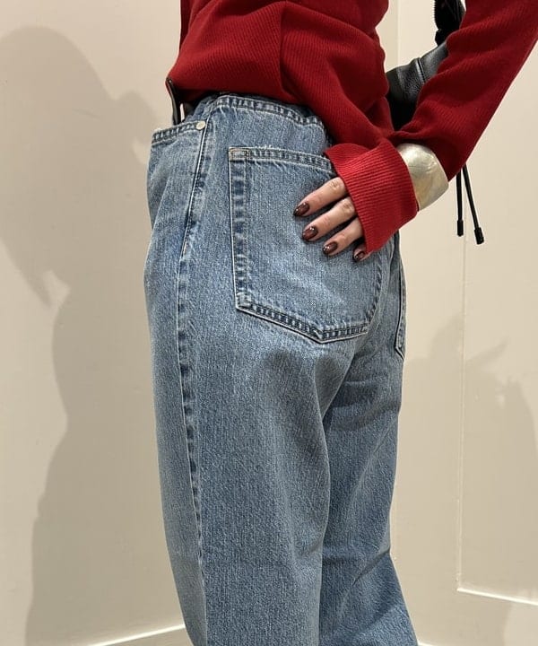 大槻 まひろさんの「BEAMS WOMEN｜upper hights / THE CECILIE FLOW デニムパンツ」を使ったコーディネート