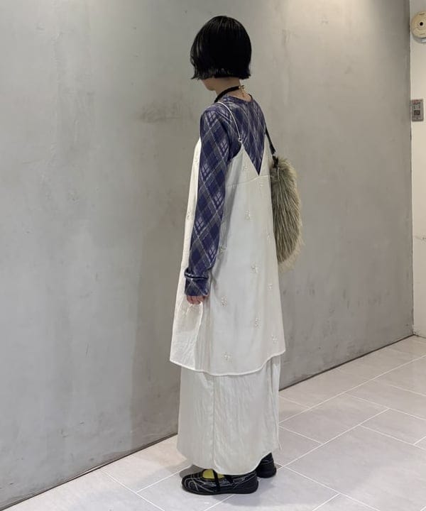 amaさんの「BEAMS WOMEN｜ロング ファー バッグ」を使ったコーディネート