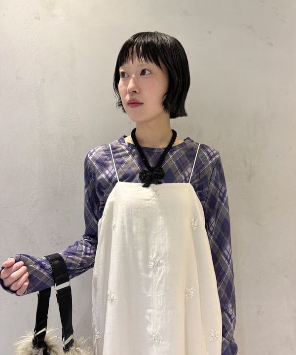 amaさんの「BEAMS WOMEN｜ロング ファー バッグ」を使ったコーディネート