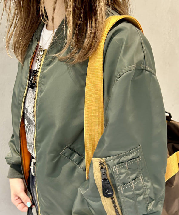 ナツハさんの「BEAMS WOMEN｜【別注】BUZZ RICKSON'S / L2B H-TYP」を使ったコーディネート