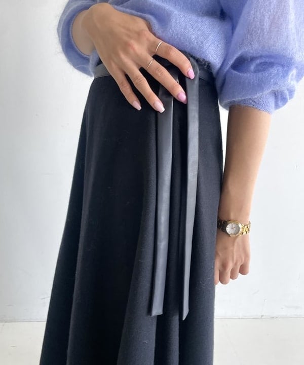 SAKAIさんの「BEAMS WOMEN｜【別注】BATONER / シアー モヘヤ ポロニット」を使ったコーディネート