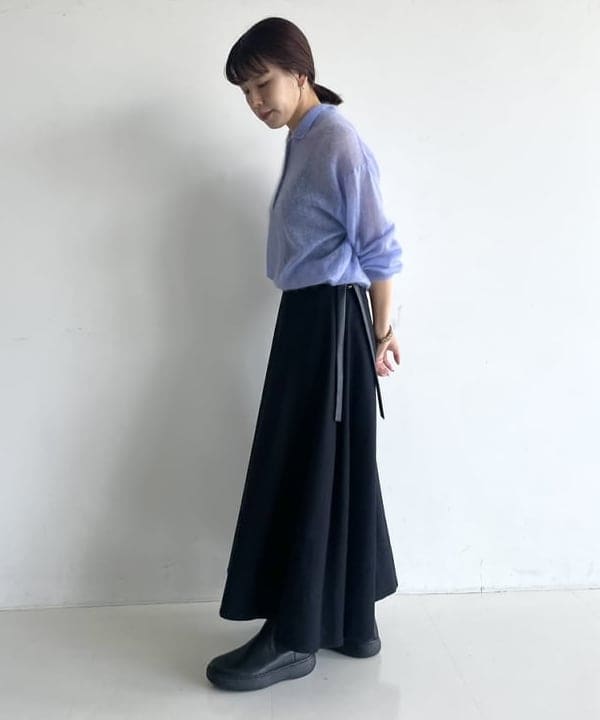 SAKAIさんの「BEAMS WOMEN｜【別注】BATONER / シアー モヘヤ ポロニット」を使ったコーディネート