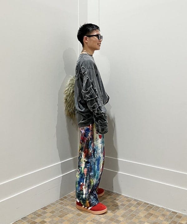 土田 達也さんの「BEAMS WOMEN｜ロング ファー バッグ」を使ったコーディネート