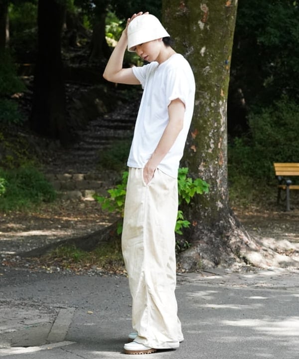 SUDOさんの「BEAMS WOMEN｜ワイド ダスティー イージーパンツ」を使ったコーディネート