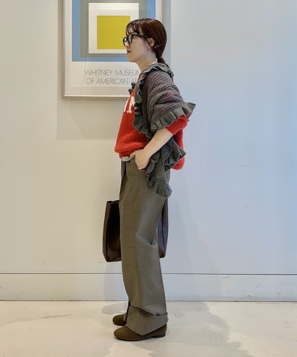 イシイ サオリさんの「BEAMS WOMEN｜ハンド レザー バッグ」を使ったコーディネート